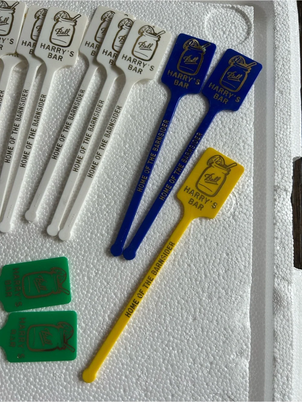 23 -Vintage Harry's Bar Drink Stirrer Picks - Party, swizzlesticks, bartending